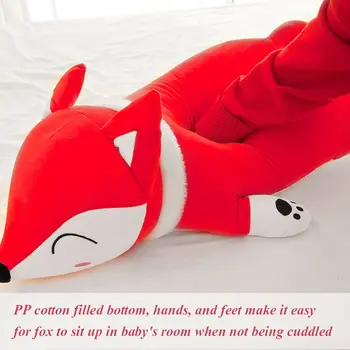 Junejour | Kawaii Păpuși, Animale de Pluș & Jucarii de Plus pentru Fete Copii Baieti Jucării de Pluș Perna Fox Animale de Pluș Jucărie Moale Papusa